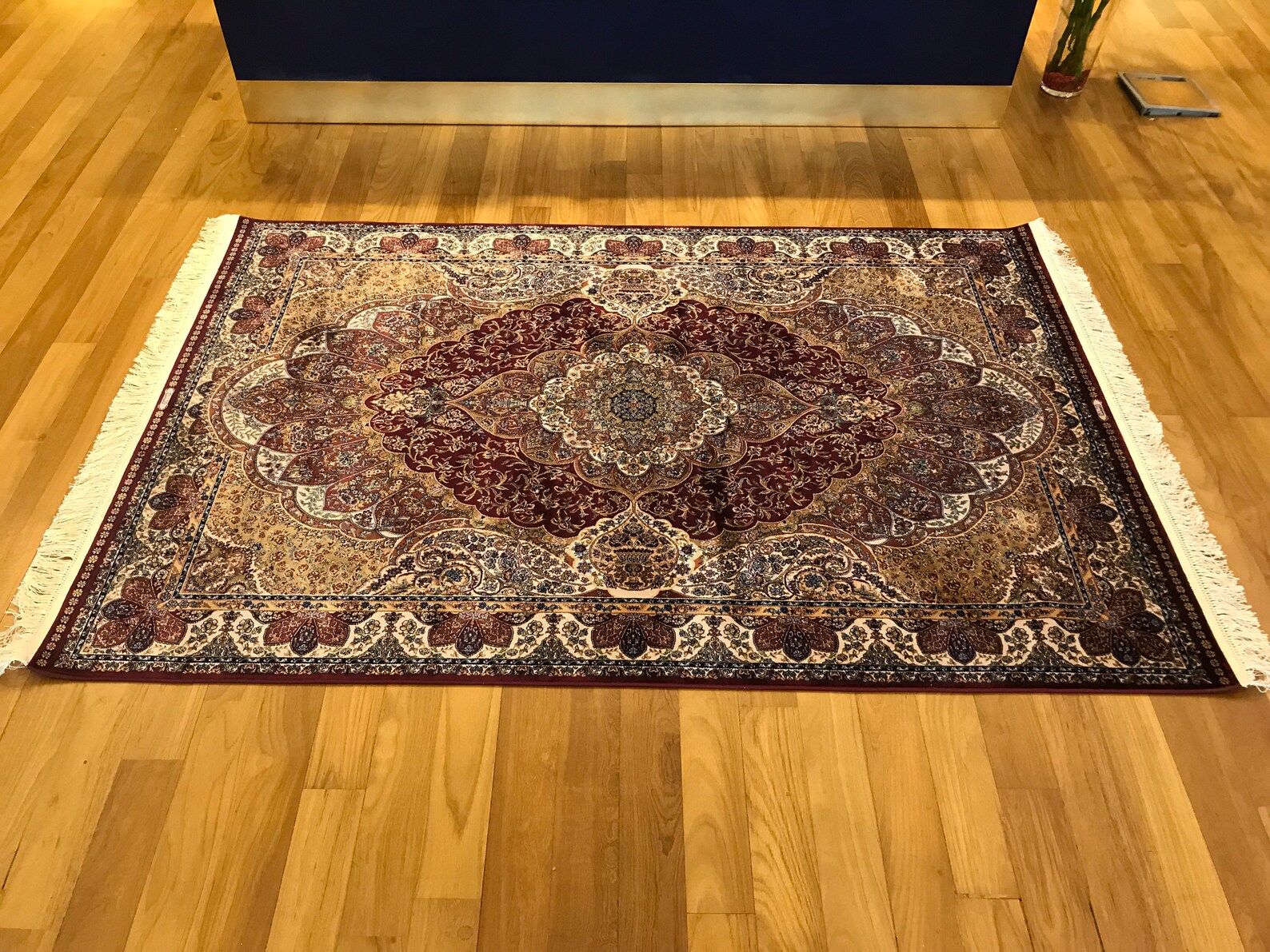Silk Turkish Hereke Rug - Image 3