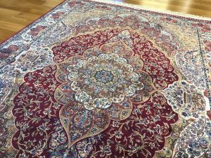 Alternative view of Silk Turkish Hereke Rug