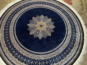 Alternative view of Silk Round Rug
