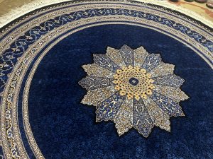 Silk Round Rug - Image 4