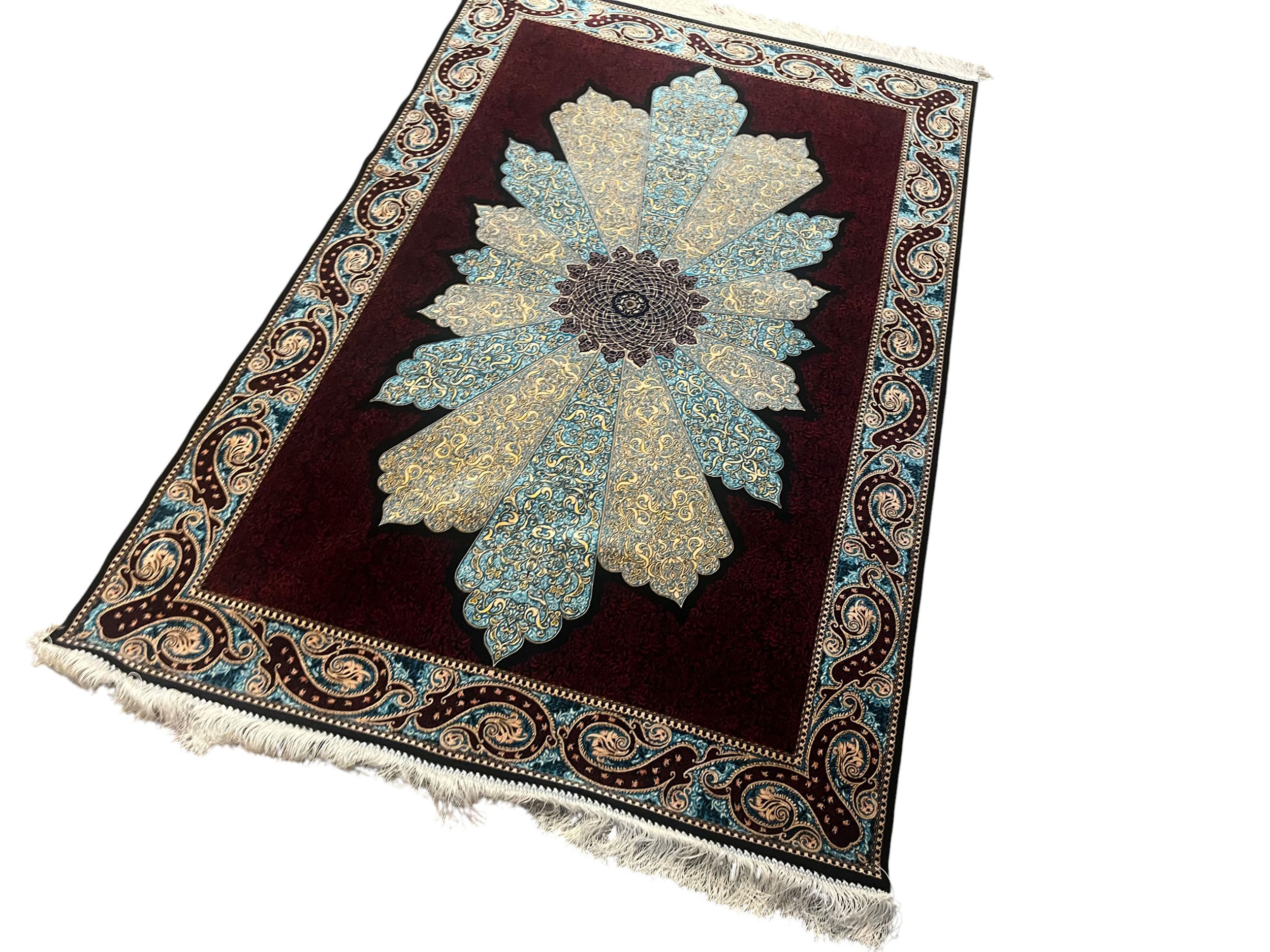 Silk Turkish Hereke Carpet - Image 3