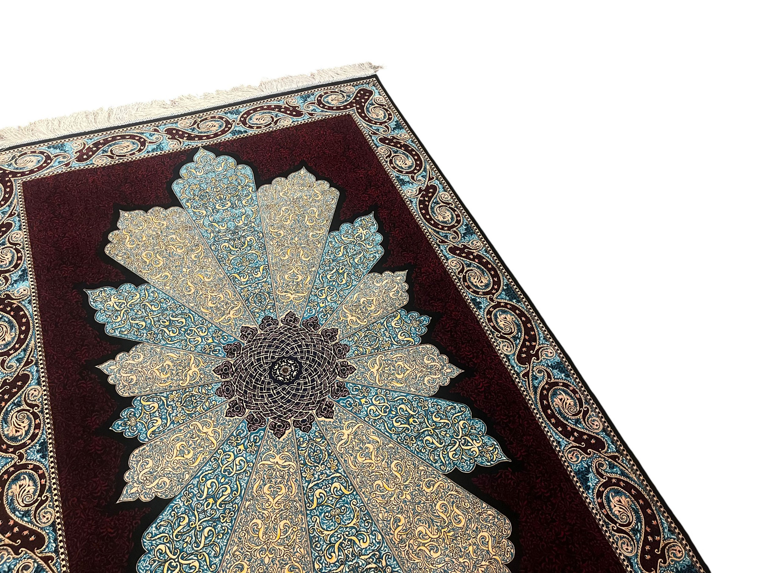 Silk Turkish Hereke Carpet - Image 2