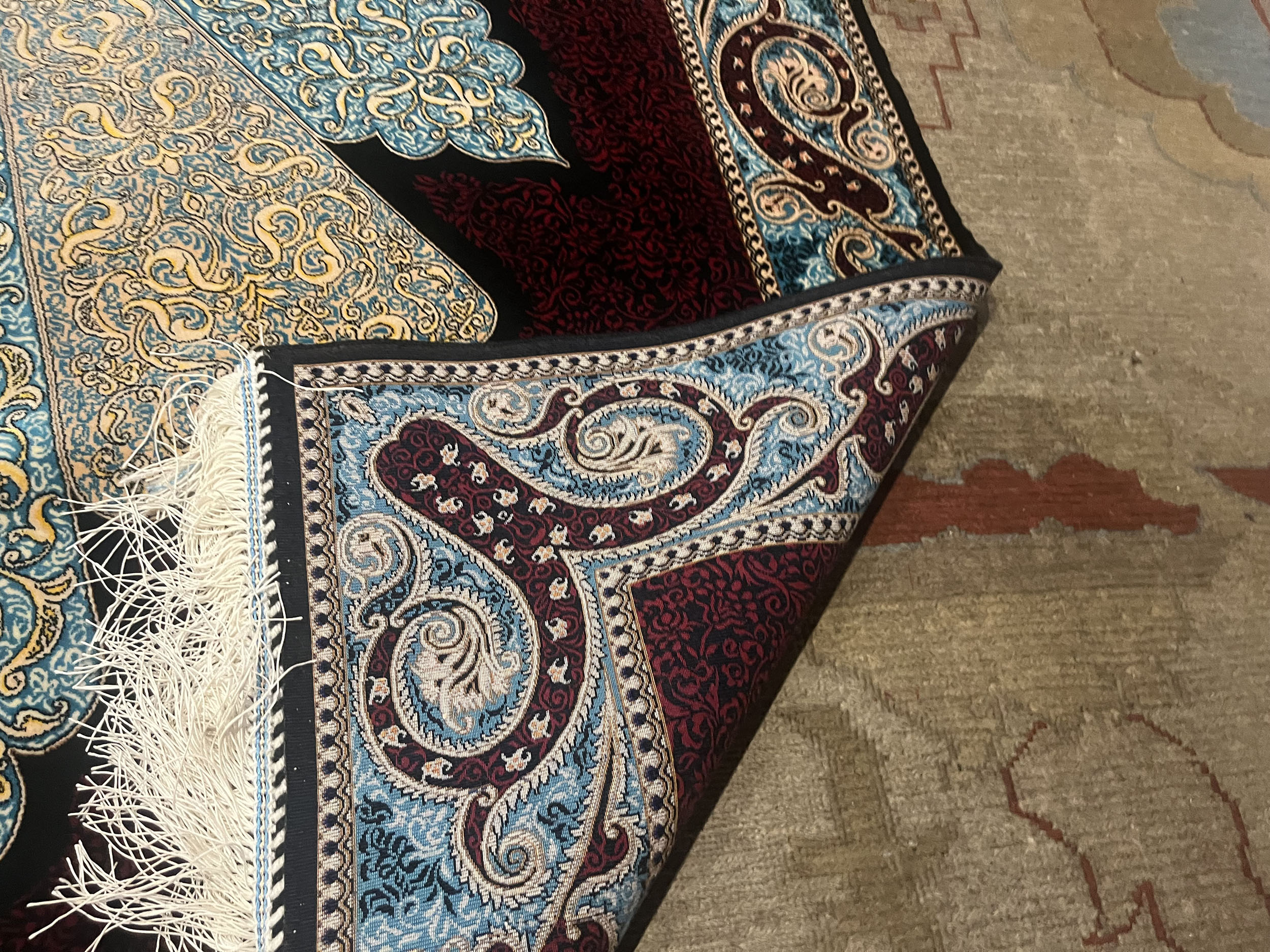 Silk Turkish Hereke Carpet - Image 4