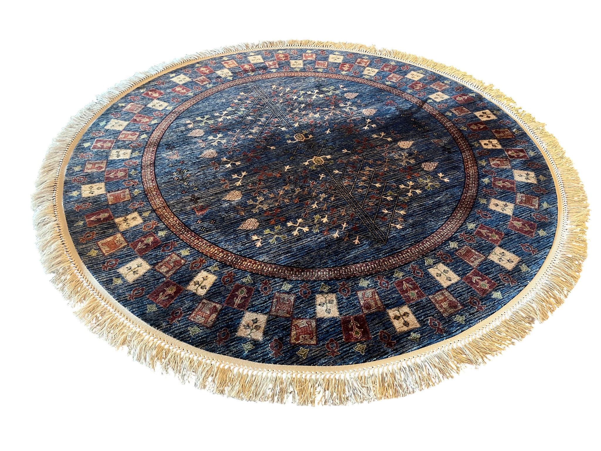 Silk Round Carpet