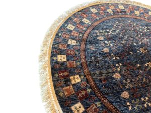 Silk Round Carpet - Image 3