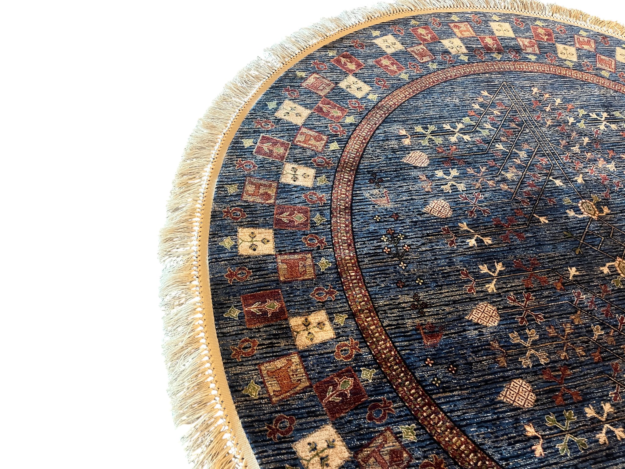 Silk Round Carpet - Image 3