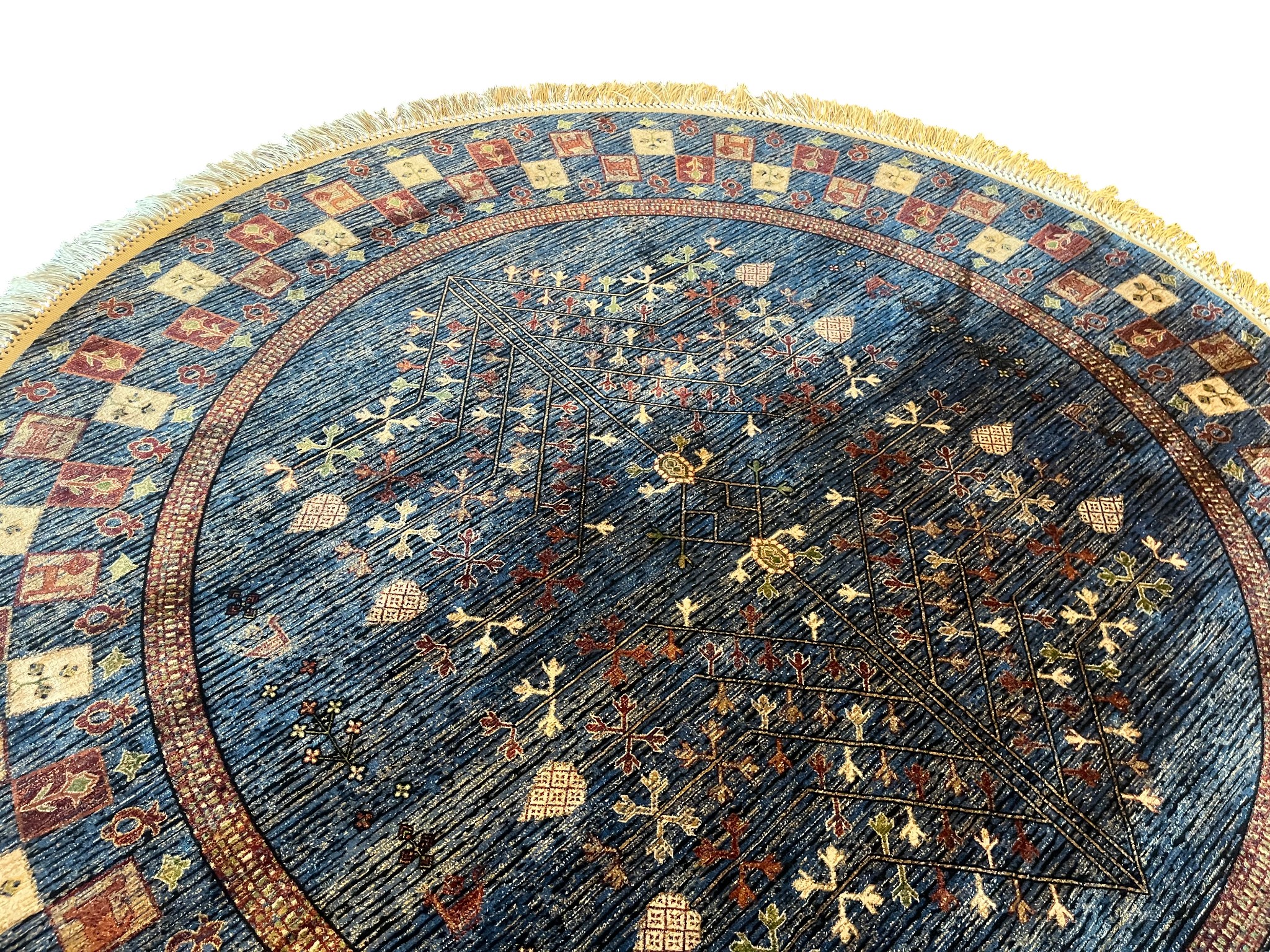 Silk Round Carpet - Image 4